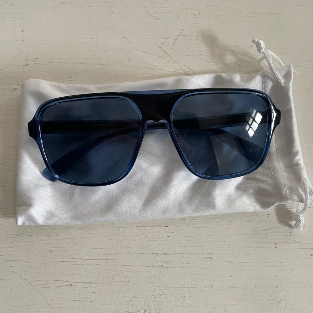 Transparent blue Dolce & Gabbana aviator sunglasses DG6134